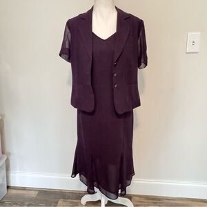 Danny and Nicole Purple Dress with Jacket